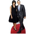 H25044 V3 Michelle And Barack Obama Cardboard Cutout Standup 