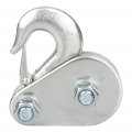 Snatch Block Pulley W Hook Self Recovery Winch Accessory For Off Road Vehicles Ocpty High Strength Steel 4 400 Lb