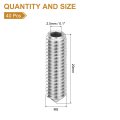 40pcs Set Screws M5x20mm 304 Stainless Steel Cone Point Hex Socket Grub For Machinery Home Repairs And Fixtures Silver