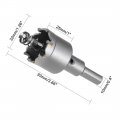 Uxcell 32mm Carbide Hole Cutter Tct Saws For 2mm Stainless Steel Sheet Metal