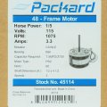 Packard 45114 Furnace Blower Fan Motor For Carrier Hc37ae114a 1 5hp