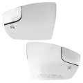 Driver And Passenger Side Heated Mirror Glass Fit Ford For Focus 2012-2018 Rear View