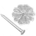 U S Hardware Rosette Button Incl 
