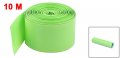 Uxcell 33ft 10meter 29 5mm Flat Width Light Green Pvc Heat Shrinkable Tubing Shrink Wrap Sleeve Cover For 1 X 18650 Battery