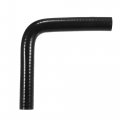 X Autohaux 16mm 0 63 Id 90 Degree Elbow Silicone Reducer Hose Pipe Bend Turbo Water Intercooler Black