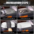 White Top Half Direct Mirror Cover Caps For 2009 2014d F150 Abs Plastic Replacement Covers For Fx2 Fx4 King Ranch Lariat