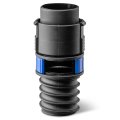 Dust Right Click Connect Hose Adapter For Flexiport 3a -12a Expandable Pipe Quick Coupler W A Vent Collar Compatible Heavy Duty