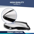 Front Headlight Clear Lens Covers Left Right Pair For Benz Glc-class W253 Cla250 Cla45 Amg 2016 2017 2018 2019 Headlamp Cover
