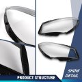 Front Headlight Clear Lens Covers Left Right Pair For Benz Glc-class W253 Cla250 Cla45 Amg 2016 2017 2018 2019 Headlamp Cover