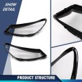 Front Headlight Clear Lens Covers Left Right Pair For Benz Glc-class W253 Cla250 Cla45 Amg 2016 2017 2018 2019 Headlamp Cover