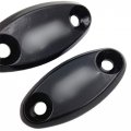 Xkh- Motorcycle Mirror Block Off Base Plates Compatible With Cbr 600 F4 F4i 900 Rr 929 954 1000rr Blk B00y44ihl2