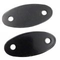 Xkh- Motorcycle Mirror Block Off Base Plates Compatible With Cbr 600 F4 F4i 900 Rr 929 954 1000rr Blk B00y44ihl2