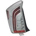 Left Tail Light Assembly For 2012-2015 Toyota Prius Driver Side Rear Halogen Lamp With Clear Plastic Lens And Waterproof 