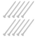 100pcs Small Hardware Nails 2 5 X 50mm Carbon Steel Round Head Common Finishing Nail For Household Woodworking Picture Hanging 