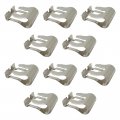 10x Windshield Wiper Arm Link Stainless Steel Repair Clips Kit Fit Most Car
