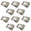 10x Windshield Wiper Arm Link Stainless Steel Repair Clips Kit Fit Most Car