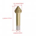 Yibuy 60 Angle Single Layer Diamond Cnc Router Carving Bit Granite Stone Engraving 6mm Shank Dia Gold