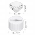 Uxcell 10 Pcs 20mm Led Lens 60 Degree With White Holder For 1w 3w High Power Light