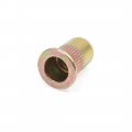 Uxcell 100 Pcs 1 4-20 Car Bronze Tone Zinc Coated Steel Thread Rivet Nut Insert Nutserts