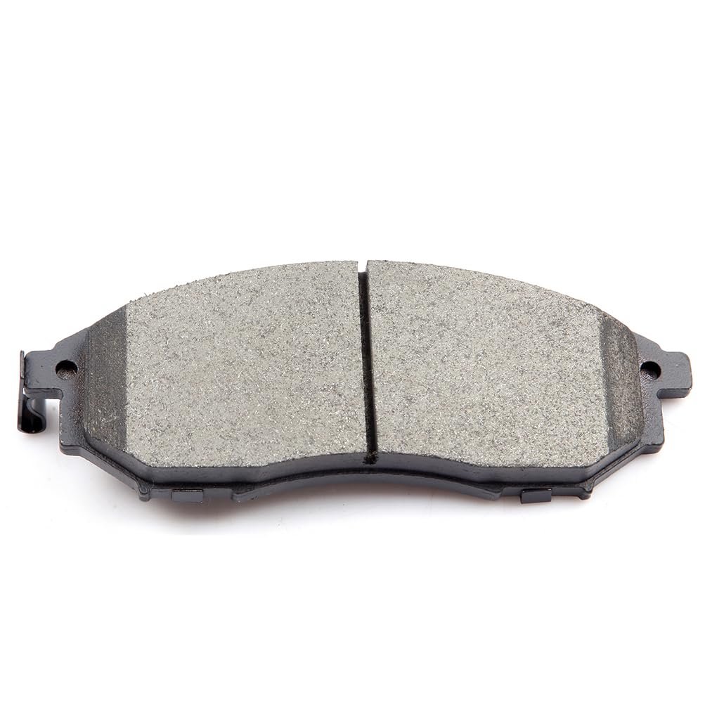 Front D888 Ceramic 4pcs W Hardware Disc Brake Pad Set