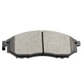 Front D888 Ceramic 4pcs W Hardware Disc Brake Pad Set