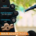 1 4 In Air Compressor Drain Valve High Flow Brass Tank Portable Water Line Adapter And Petcock For Gas Steam Npt Threads