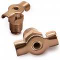 1 4 Air Valve Compressor Drain High Flow Fittings Portable Tank Parts Water Line Adapter Petcock Home Improvement 