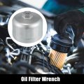 X Autohaux 86mm 16 Flutes Car Oil Filter Wrench Socket Housing Cap Remover Tools For Bmw Volvo Silver Tone