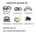 707-99-58090 Bucket Hydraulic Cylinder Repair Seal Kit Sinocmp Kits For Komatsu Pc300-7 Pc300lc-7 Excavator Parts 3 