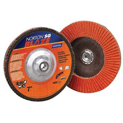 Blazea Type 29 Flap Discs 4-1 2x5 8-11 Discs8o Grit Blaze R980 T