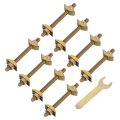 5 16 X 4 Countertop Connector 8 Set Table Fastener Furniture Connecting Kit Used To Connect Top Bed Butcher Block Countertops 