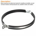 Uxcell 2pcs Split Ring Hanger Pipe Strap Fit For 9-13 16 250mm Rubber Cushion Support Bracket Clamps Tube