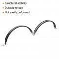 Uxcell 2pcs Split Ring Hanger Pipe Strap Fit For 9-13 16 250mm Rubber Cushion Support Bracket Clamps Tube