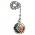 Graphics More Tiger Stalking At Sunset Butterflies Ceiling Fan And Light Pull Chain 