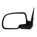 Driver Side Door Mirror For Gmc Sierra 1500 2500 Hd Classic 2007 Manual Chrome Standard Style Folding Replacement Gm1320208 