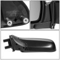 Ni1320143 Factory Style Driver Left Side Mirror Manual Folding Adjust Compatible With Frontier Xterra 98-04 Textured Black