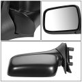 Ni1320143 Factory Style Driver Left Side Mirror Manual Folding Adjust Compatible With Frontier Xterra 98-04 Textured Black