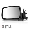 Ni1320143 Factory Style Driver Left Side Mirror Manual Folding Adjust Compatible With Frontier Xterra 98-04 Textured Black