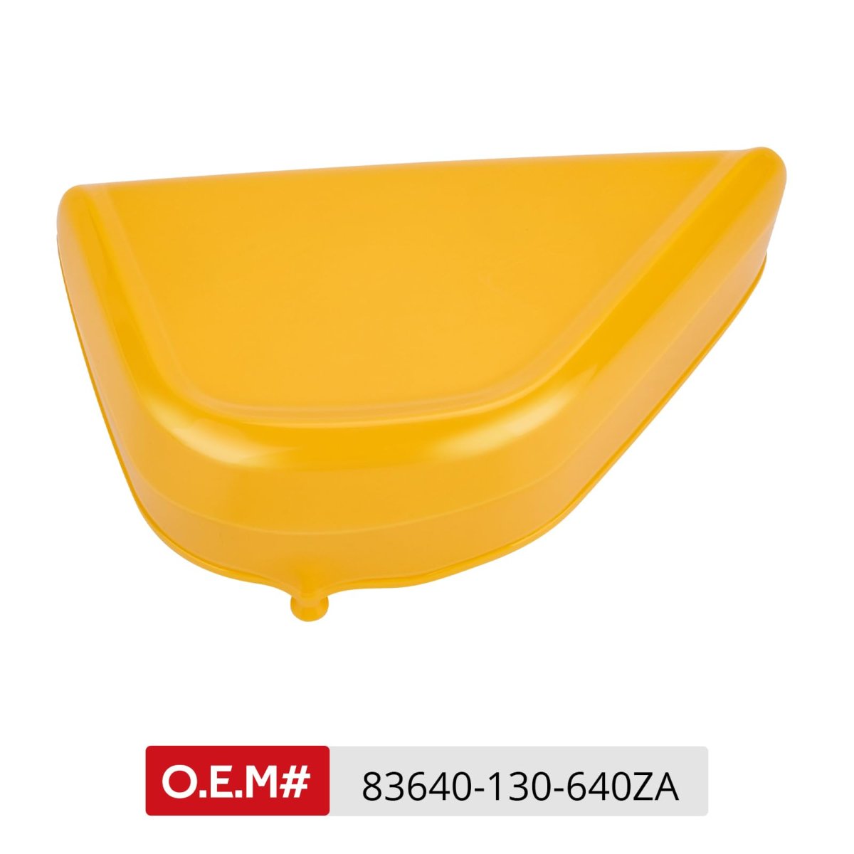 Air Box Left Side Cover Yellow For Honda Z50a 1972 1978 Model Number 83640-130-640za
