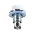 Oil Drain Plug For Mitsubishi Mirage 2024 Steel Silver 5 8 Bolt Grade Conventional Method Replaces 9247 14027 B6s710404a 