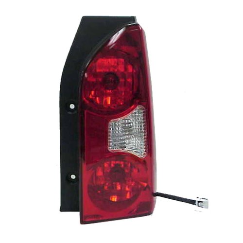 Nissan Xterra Passenger Side Replacement Tail Light Assembly 11-6129-00 Red Halogen Rear Vehicle Waterproof Polycarbonate Lens