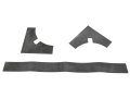 1958-1962 Corvette Radiator Support Seal Set Lower 3 Pieces 