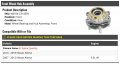 Front Wheel Hub And Bearing Assembly Compatible With 2007-2018 Nissan Altima