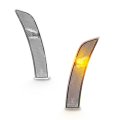 Led Chrome Fender Side Marker Light For 2022-2024 Toyota Gr86 Subaru Brz 2pcs Driver Passengers Front Sides Assembly Turn 