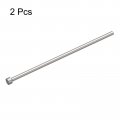 Uxcell Straight Ejector Pins 8mm 5 16 Dia 65mn Steel Round Tip Punch 250mm 10 Long For Mechanical Maintenance 2pcs