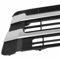 To1200425 Factory Style Front Bumper Grill Grille Assembly With Silver Moulding Compatible Toyota Highlander 2017-2018 Matte
