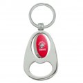 Graphics More Southern Utah University Thunderbirds Keychain Chrome Metal Spinning Oval Bottle Opener