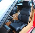 Iggee Artificial Leather Custom Made Original Fit Front Seat Covers Designed For 84-93 Chevy Corvette C4 Type1 Sport Black 