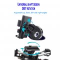 1 Pcs Red Motorcycle Mobile Phone Navigation Bracket Mountain Bike Battery Electric Car Tricycle Takeaway Rider Riding Clip