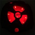Hongk- Red Led Engine Clutch Cover See Through Compatible With Kawasaki Zx14r Zzr1400 2006-2013 Black Right Side B01c0sx3as